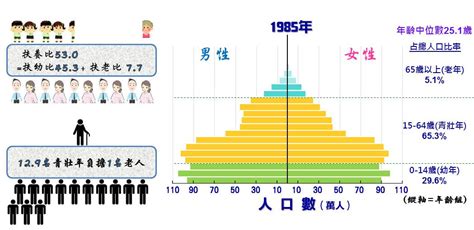 人口比例三角圖|人口金字塔圖